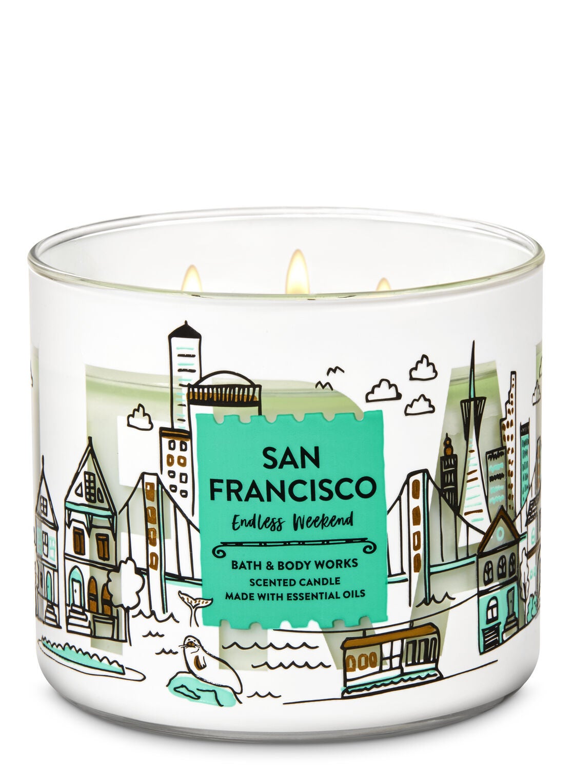 Endless Weekend 3-Wick Candle - Bath And Body Works