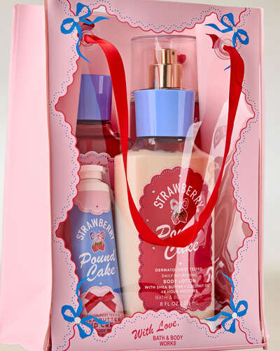 Strawberry Pound Cake Gift Set