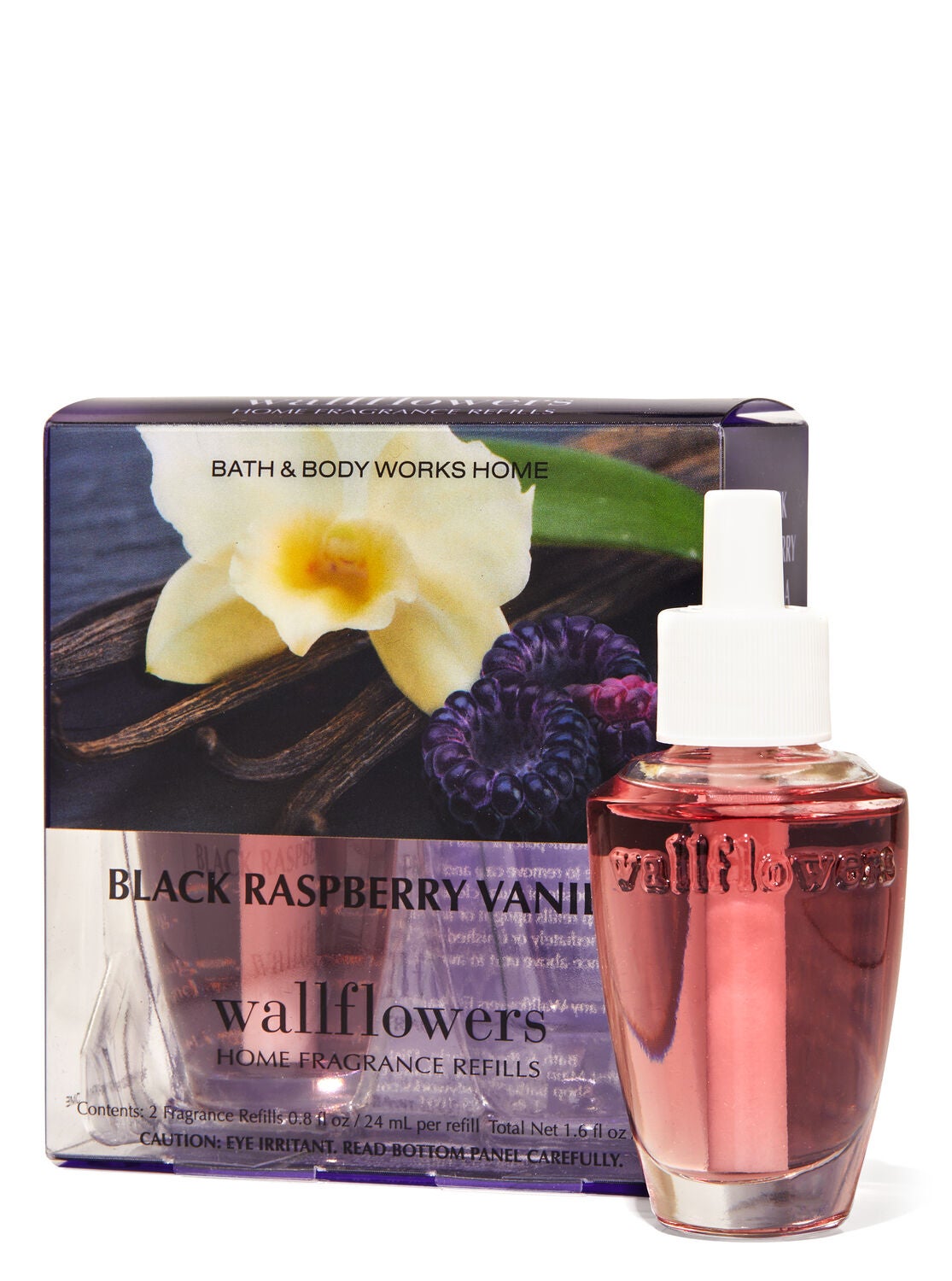 Black Raspberry Vanilla Wallflowers Refills, 2-Pack - Bath And Body Works