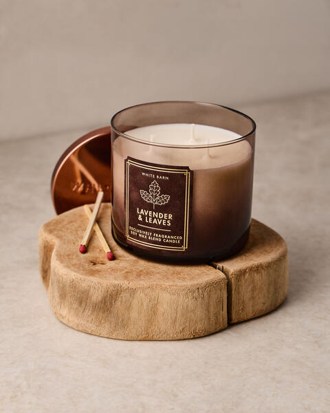 Lavender & Leaves 3-Wick Candle