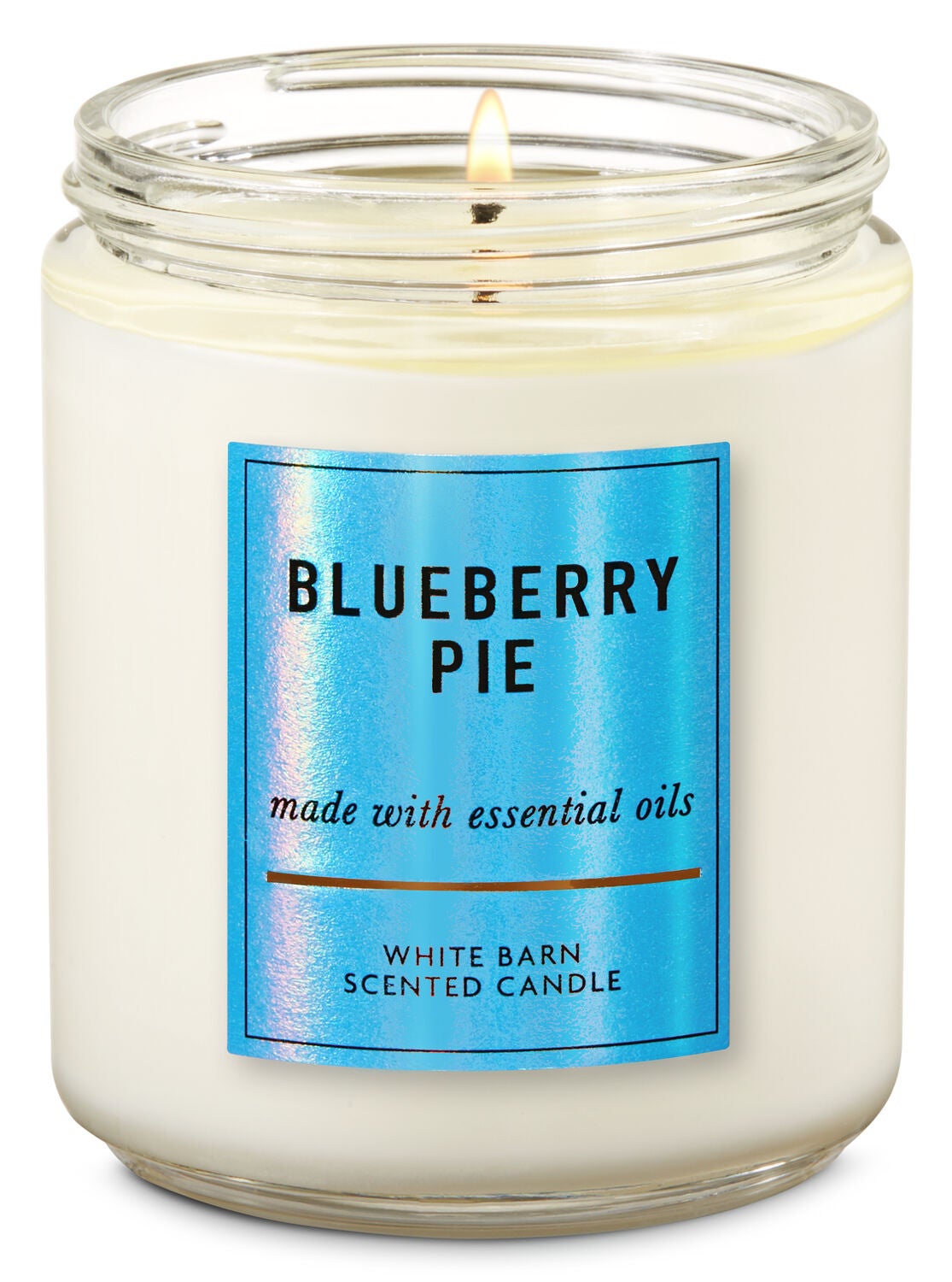 Blueberry Pie Single Wick Candle - Bath And Body Works