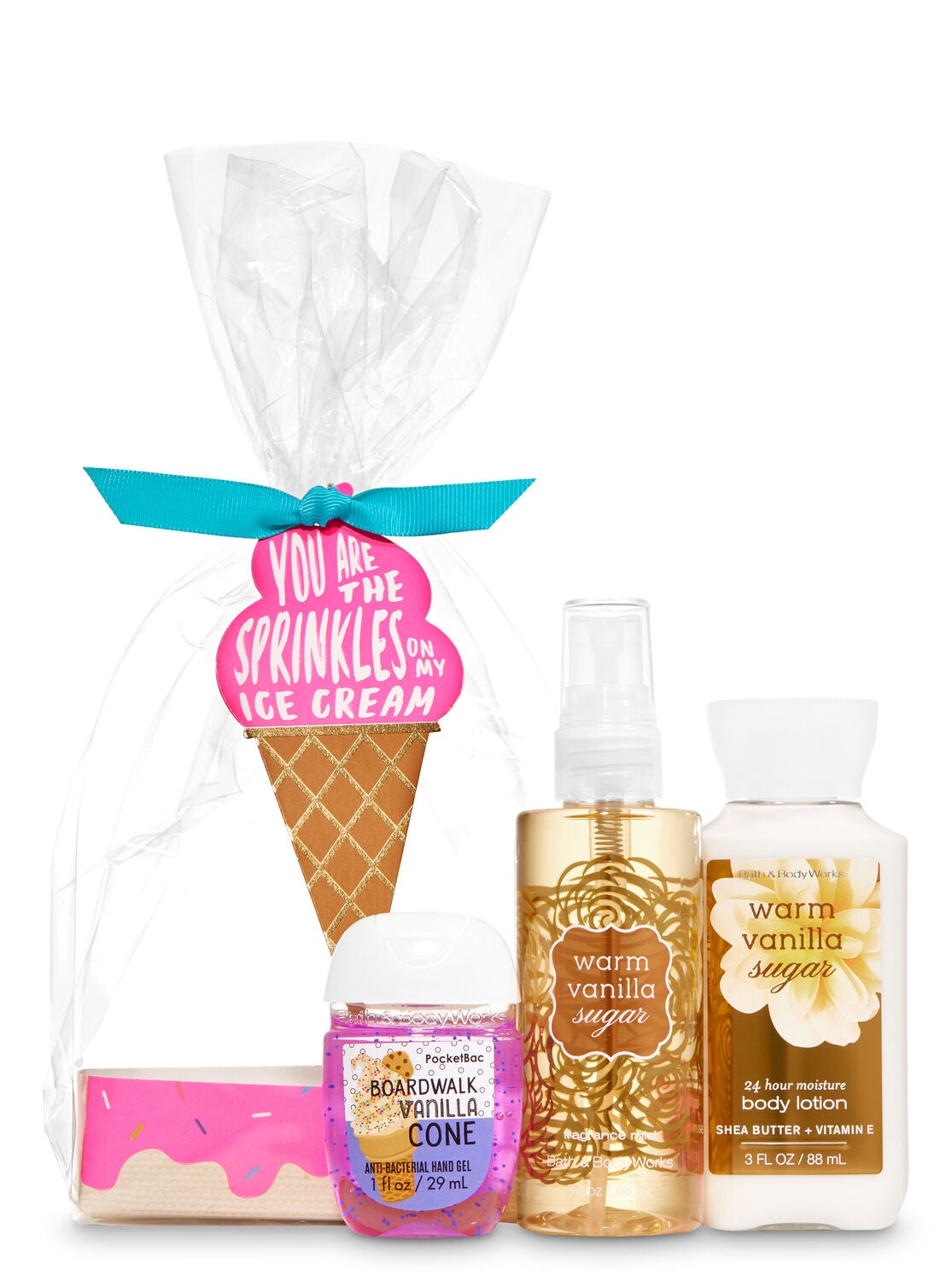 Warm Vanilla Sugar Ice Cream Mini Gift Set Bath Body Works