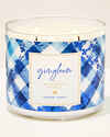 Gingham 3-Wick Candle