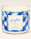 Gingham 3-Wick Candle
