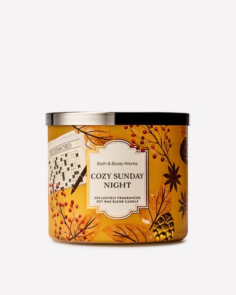 Cozy Sunday Night 3-Wick Candle