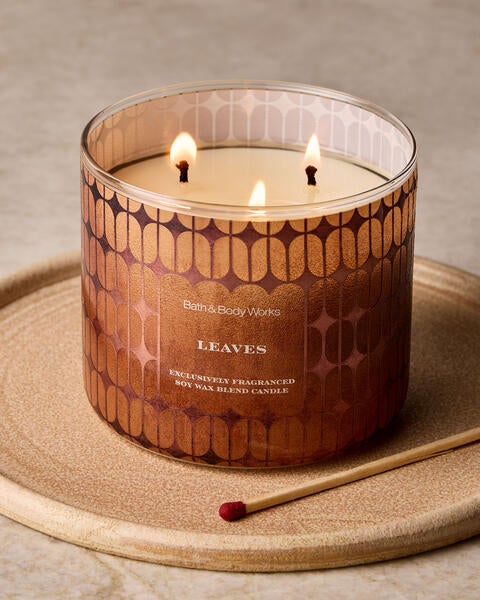 Leaves 3-Wick Candle
