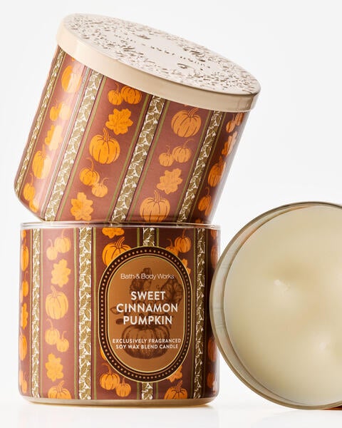 Sweet Cinnamon Pumpkin 3-Wick Candle