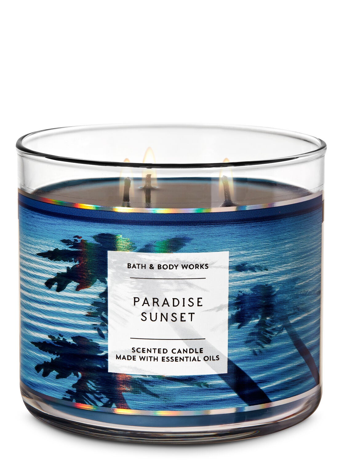 Paradise Sunset 3-Wick Candle - Bath And Body Works
