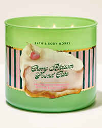 Cherry Blossom Pound Cake 3-Wick Candle