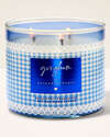 Gingham 3-Wick Candle