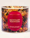 Mahogany Teakwood 3-Wick Candle