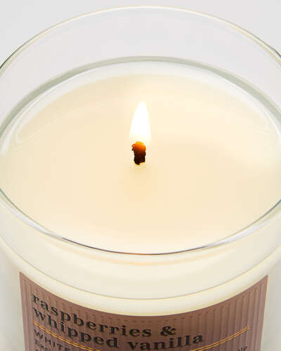 Raspberries & Whipped Vanilla Single Wick Candle
