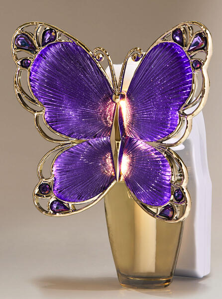 Purple Butterfly Nightlight Wallflowers Fragrance Plug