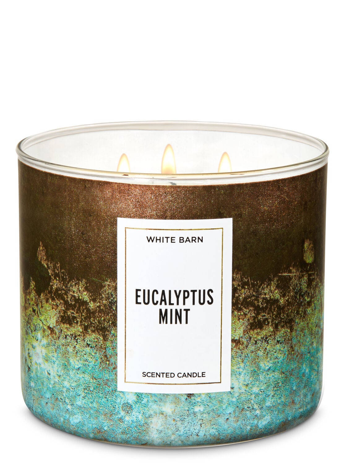 White Barn Eucalyptus Mint 3-Wick Candle - Bath And Body Works