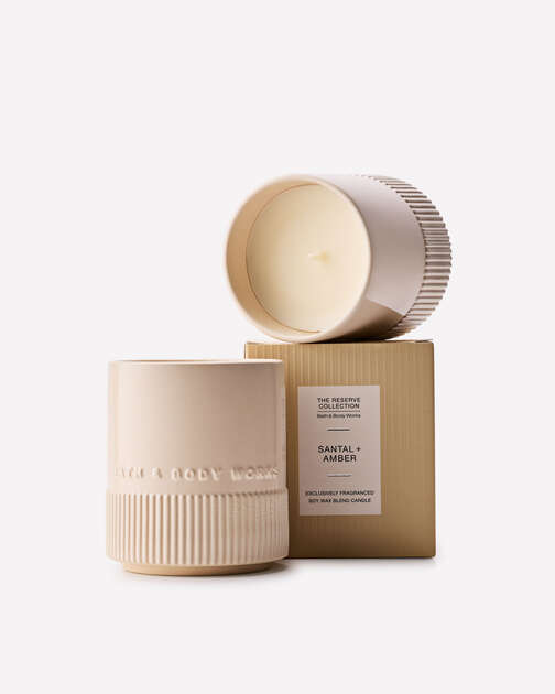 Santal + Amber Single Wick Candle