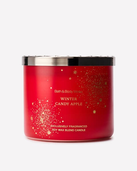 Winter Candy Apple 3-Wick Candle