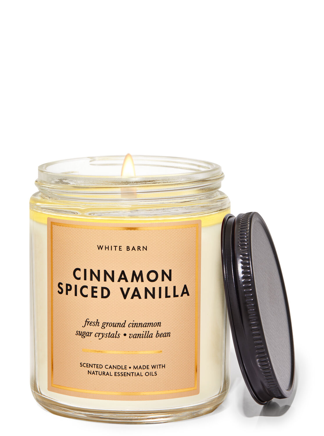 Bath & Body Works CINNAMON SPICED VANILLA 3-Wick Candles scented candle 14.5 oz 