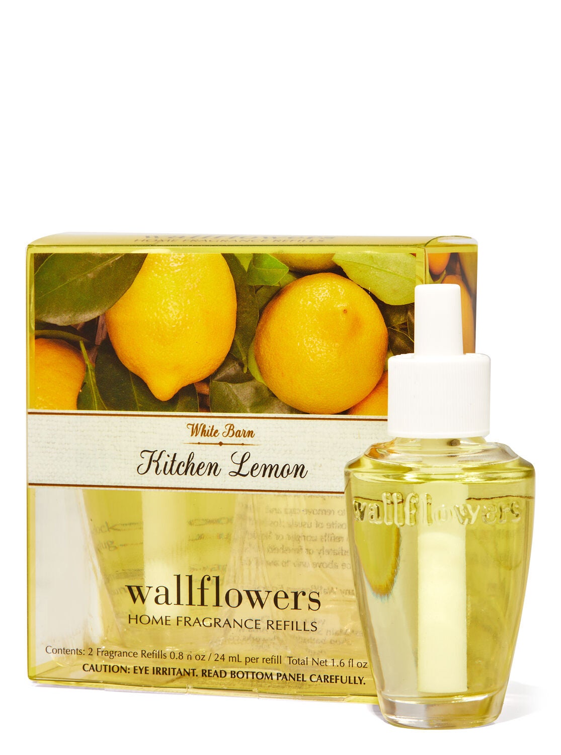 Kitchen Lemon Wallflowers Refills, 2-Pack - Bath And Body Works