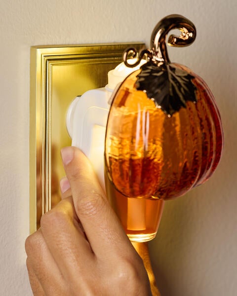 Orange Pumpkin Nightlight Wallflowers Fragrance Plug