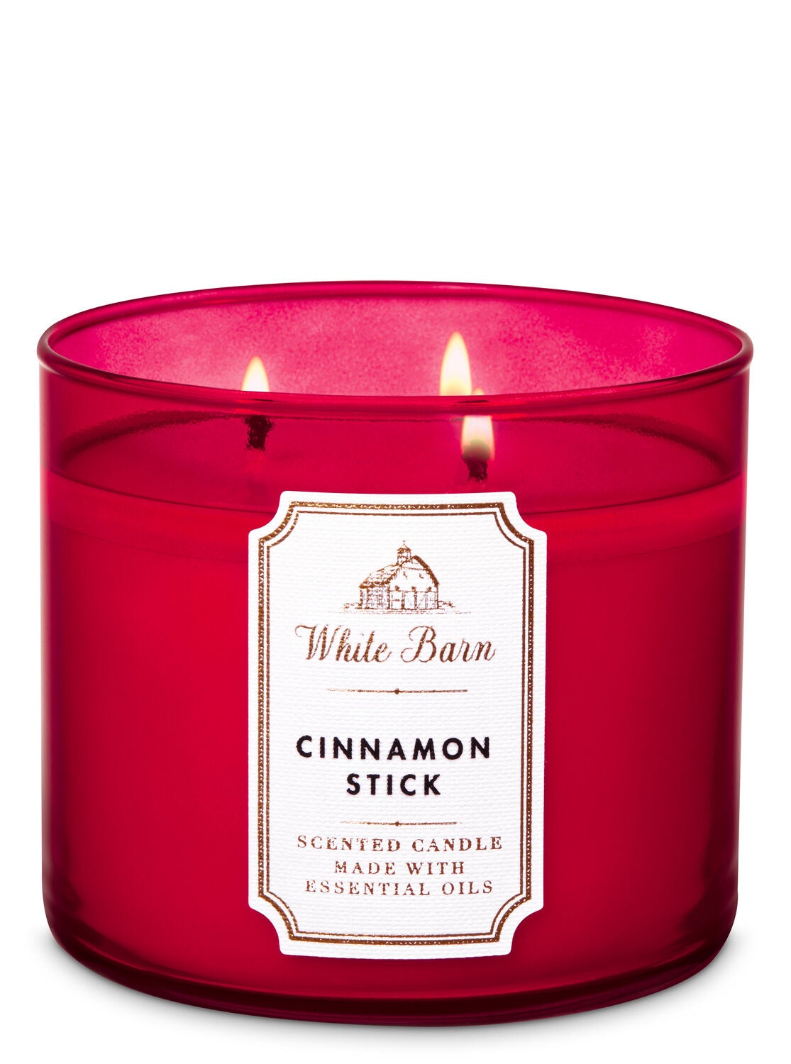 White Barn Cinnamon Stick 3-Wick Candle - Bath And Body Works