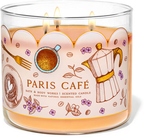 Paris Caf&amp;eacute; 3-Wick Candle