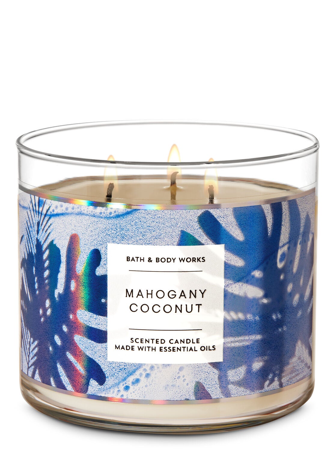 Mahogany Coconut 3-Wick Candle - Bath And Body Works
