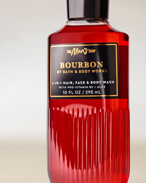 Bourbon 3-in-1 Hair, Face & Body Wash