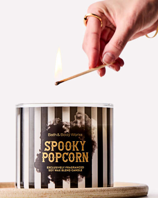 Spooky Popcorn 3-Wick Candle