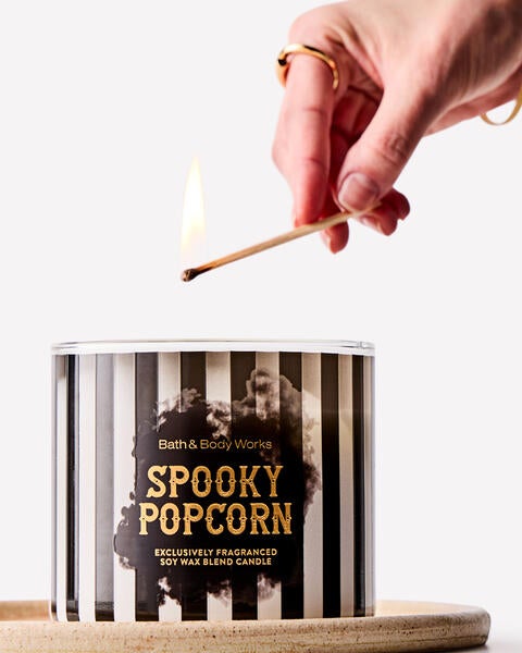 Spooky Popcorn 3-Wick Candle