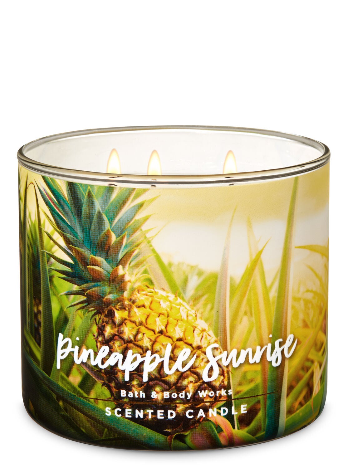 Pineapple Sunrise 3-Wick Candle - Bath And Body Works