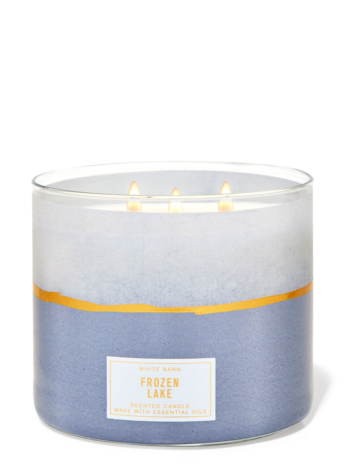 Frozen Lake 3-Wick Candle - White Barn 