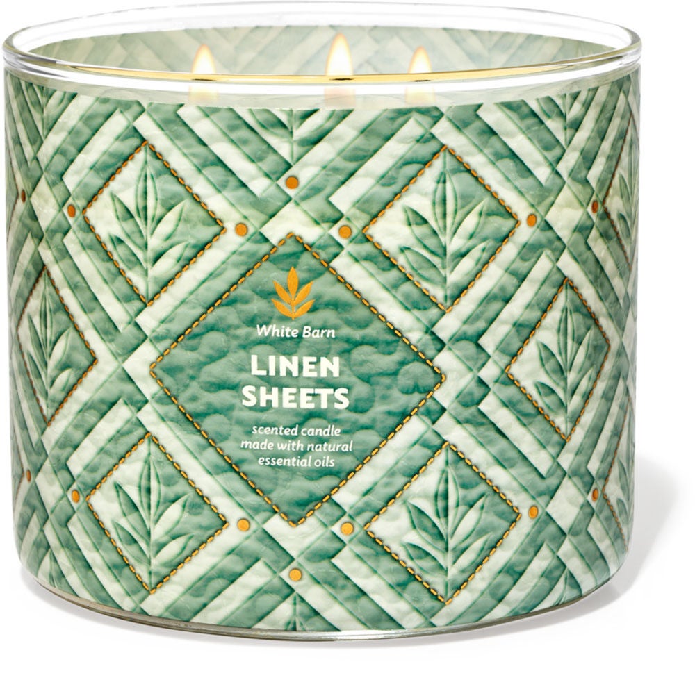 Linen Sheets 3-Wick Candle