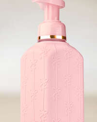 Pink Silicone Bows Gentle & Clean Foaming Hand Soap Dispenser