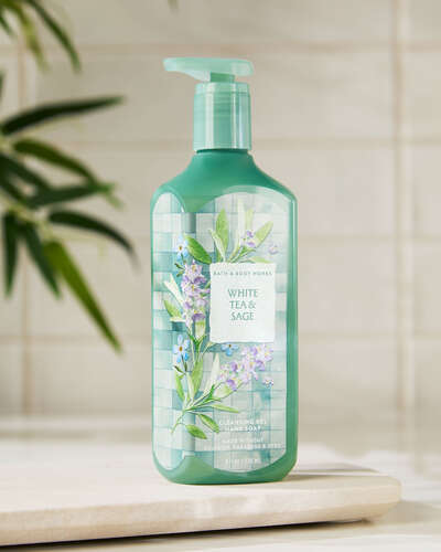 White Tea & Sage Cleansing Gel Hand Soap