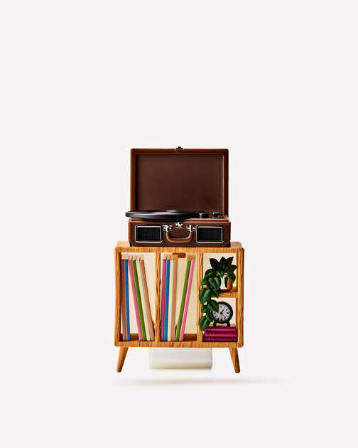Record Player Display Scent Control™ Nightlight Wallflowers Fragrance Plug
