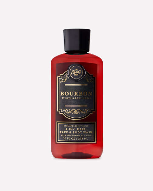 Bourbon 3-in-1 Hair, Face & Body Wash