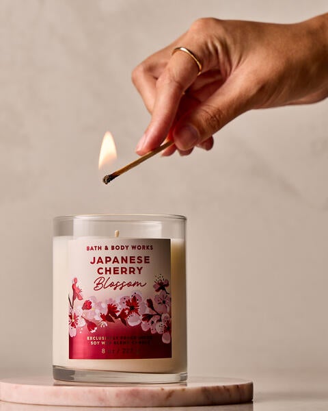 Japanese Cherry Blossom Single Wick Candle