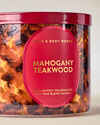 Mahogany Teakwood 3-Wick Candle