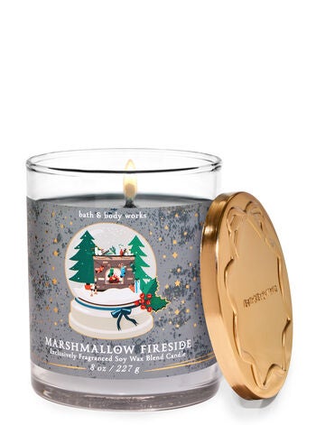 Marshmallow Fireside Single Wick Candle  | Bath & Body Works