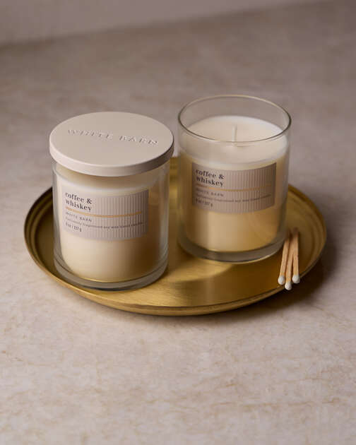 Coffee & Whiskey Single Wick Candle