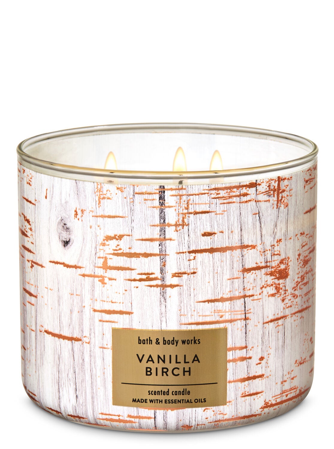Vanilla Birch 3-Wick Candle - Bath And Body Works