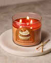 Pumpkin Cupcake 3-Wick Candle