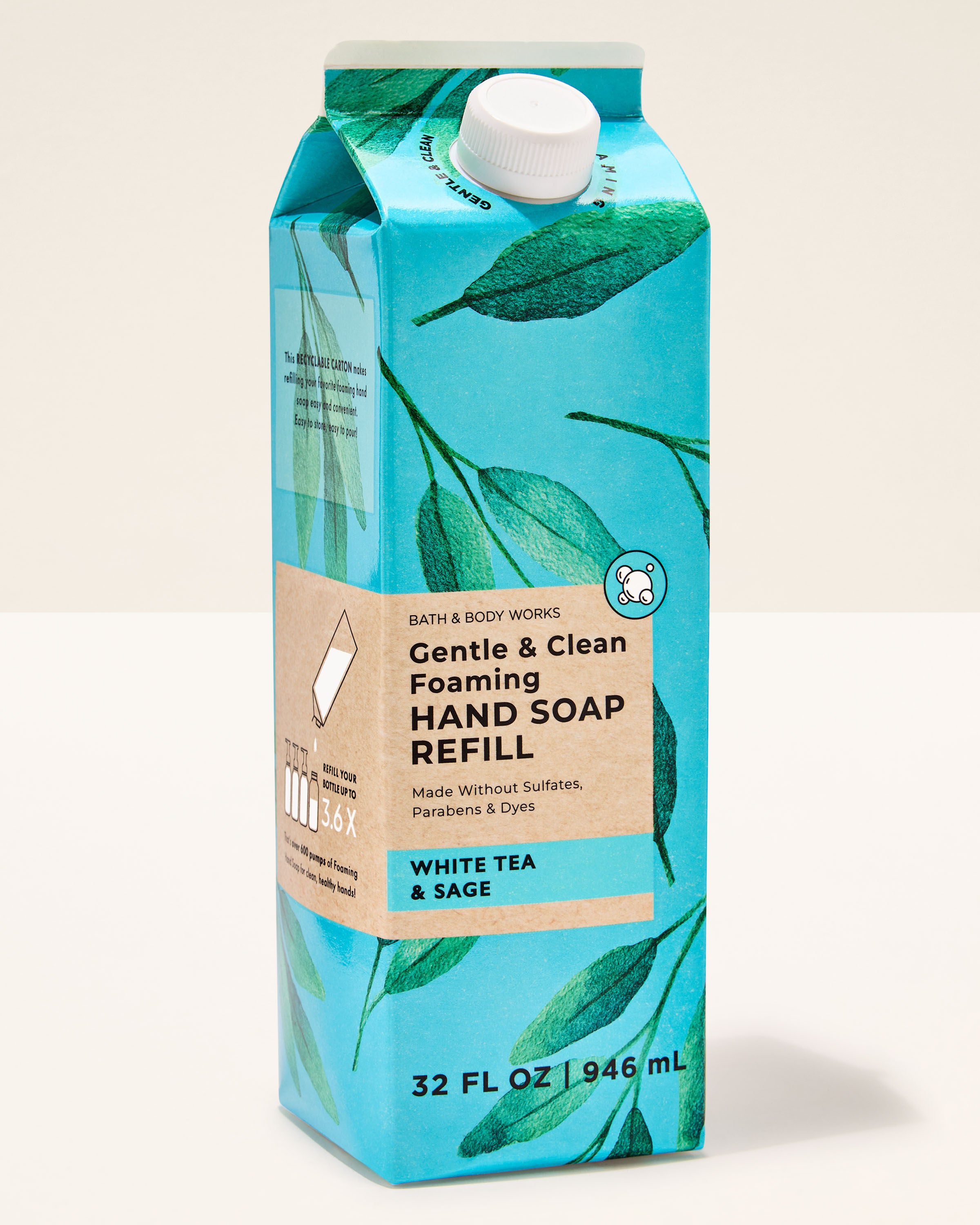 【ホワイトティーセージ】Bath&bodyworks ハンドソープ　リフィル White Tea & Sage Foaming Hand Soap Refill | Bath & Body Works