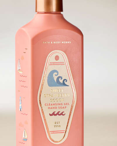Sweet Strawberry Scoop Cleansing Gel Hand Soap
