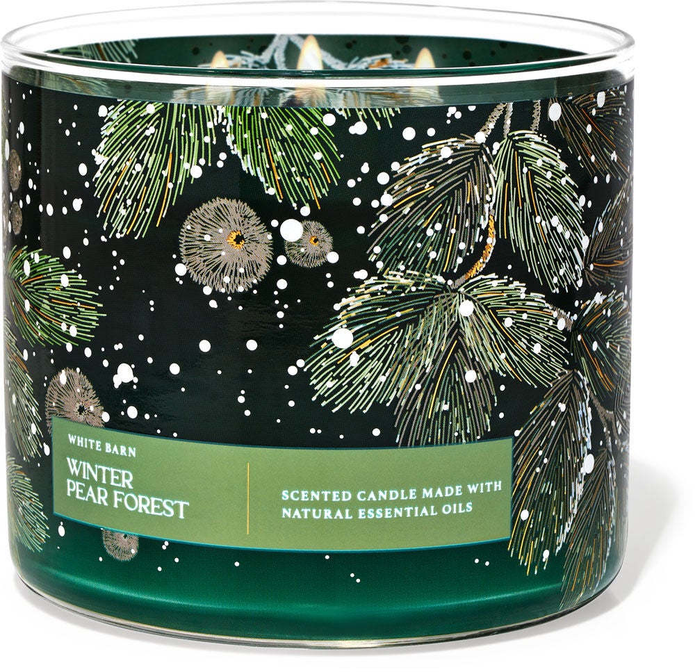 Winter Pear Forest 3-Wick Candle