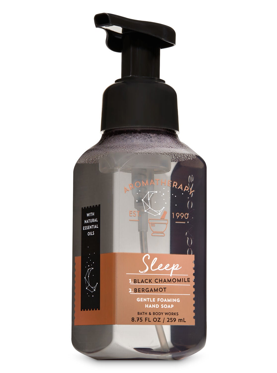 Aromatherapy Black Chamomile Bergamot Gentle Foaming Hand Soap