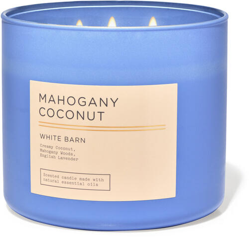 Mahogany Coconut 3-Wick Candle