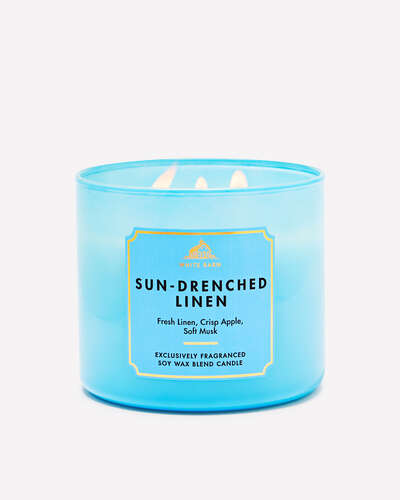 Sun-Drenched Linen 3-Wick Candle