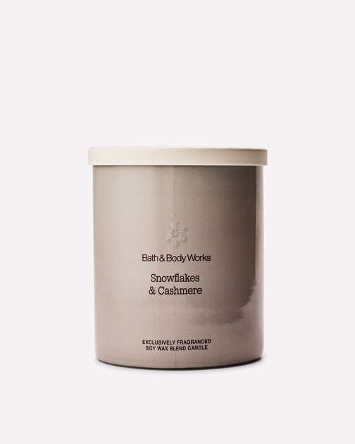 Snowflakes & Cashmere Single Wick Candle