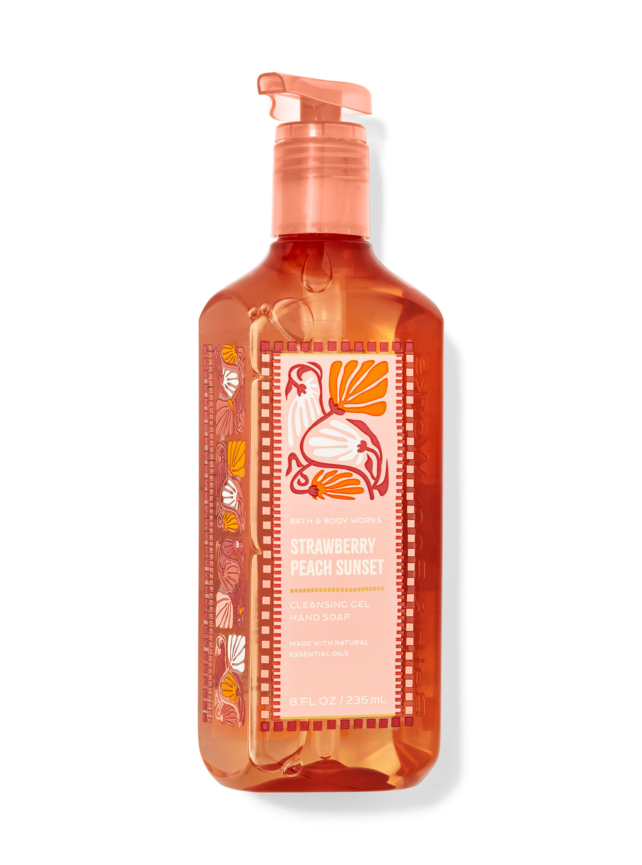 Strawberry Peach Sunset Cleansing Gel Hand Soap